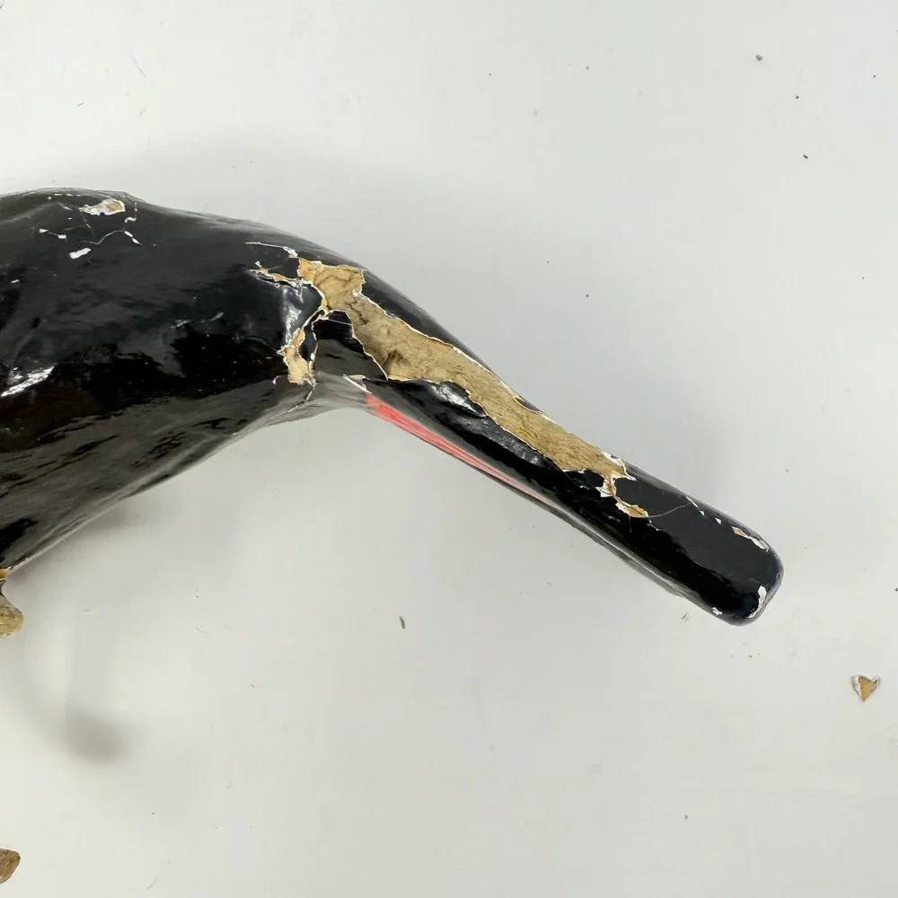Vtg Handcrafted Toucan Paper‎ Mache Folk Art Mexico 16